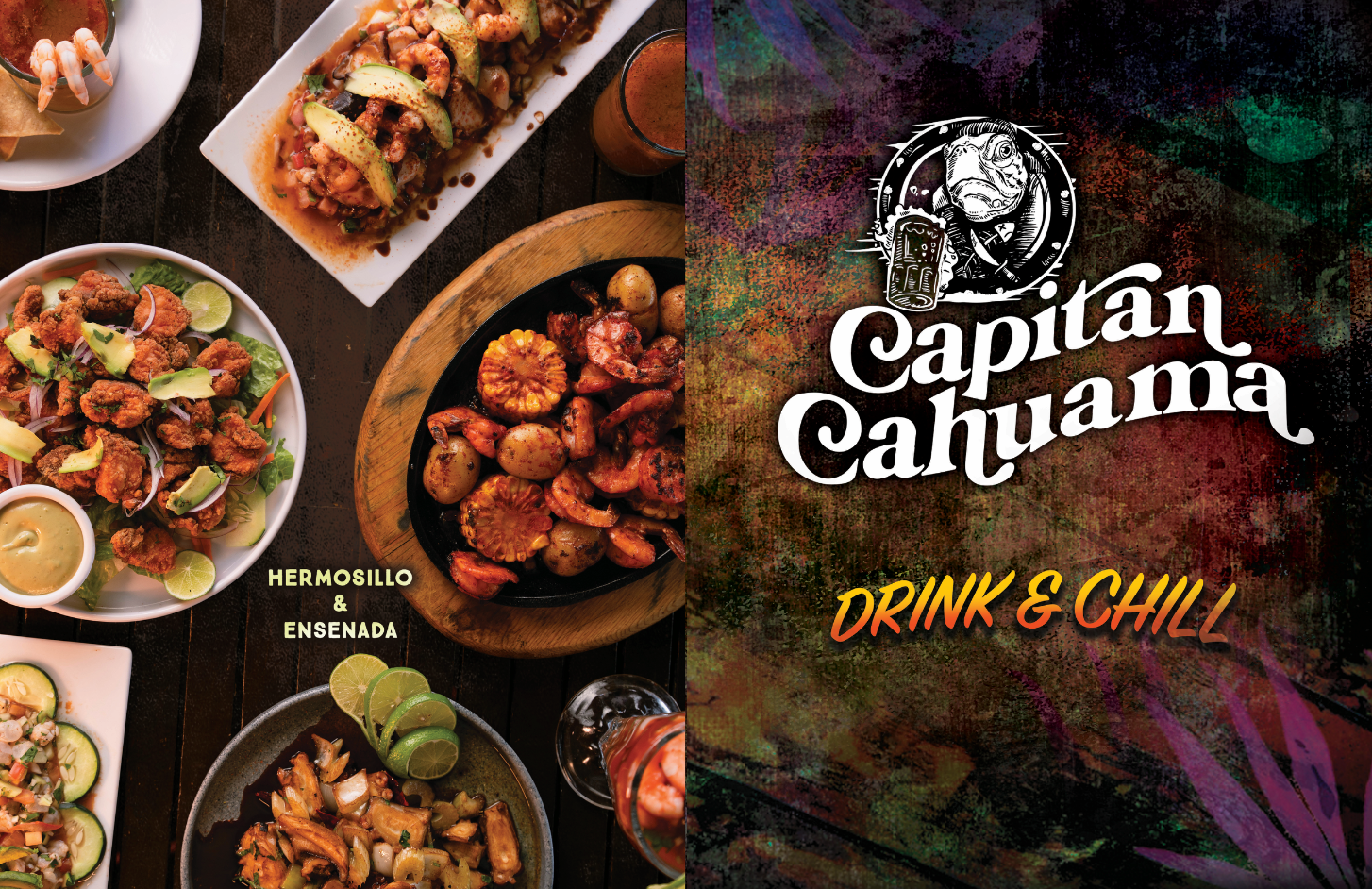 Capitán Cahuama menu layout